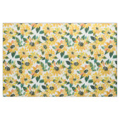 SUNFLOWER POWER Gelbe Blume Stoff (Fat Quarter (45,7 x 55,9 cm))