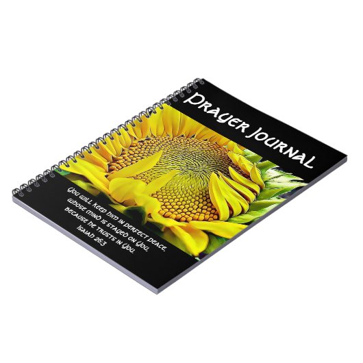 Sunflower Prayer Journal Notizblock (Linke Seite)