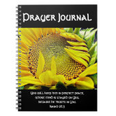 Sunflower Prayer Journal Notizblock (Vorderseite)