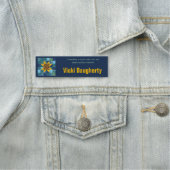 Sunflower Quilt Americana Crafty Namensschild (Beispiel)