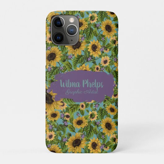 "Sunflower Rapture" Case-Mate iPhone Hülle (Rückseite)
