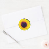 Sunflower：Round Seal Runder Aufkleber (Umschlag)