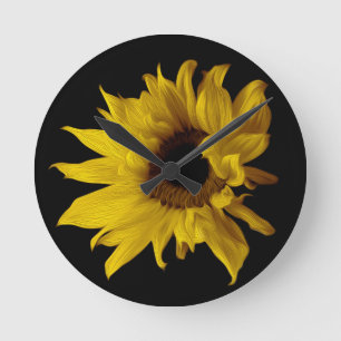 Sunflower Runde Wanduhr