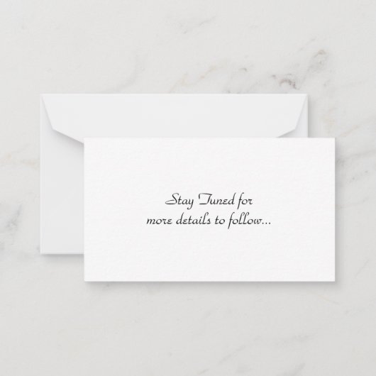 SUNFLOWER SAVE THE DATE WEDD CARD MITTEILUNGSKARTE (Rückseite)