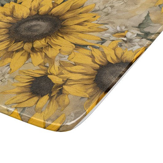 Sunflower Schneidebrett (Ecke)