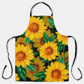 Sunflower seamless pattern. Background with yellow Schürze (Vorderseite)