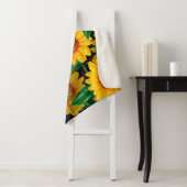 Sunflower seamless pattern. Background with yellow Sherpadecke (Beispiel)