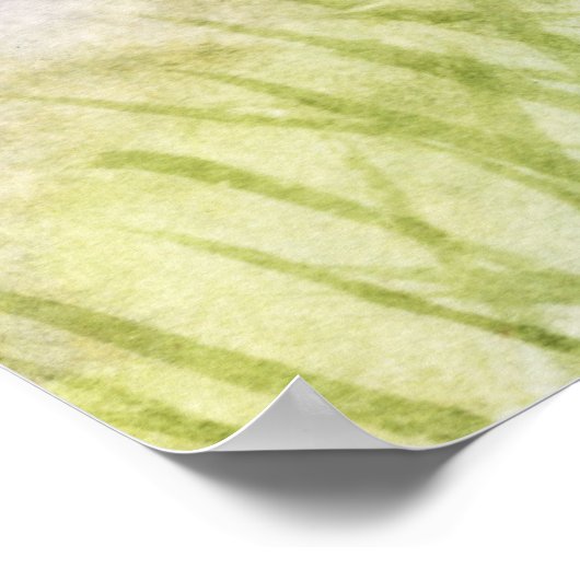 Sunflower Secrets at Sunset Poster (Ecke)