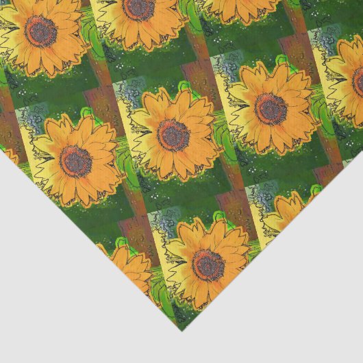 SUNFLOWER SEIDENPAPIER (Ausschnitt)