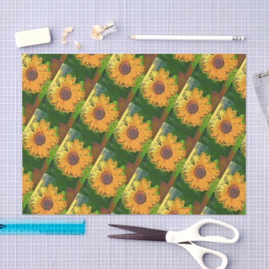 SUNFLOWER SEIDENPAPIER (Handwerk)
