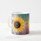 " SUNFLOWER SERENADE " KAFFEETASSE (Vorderseite Links)