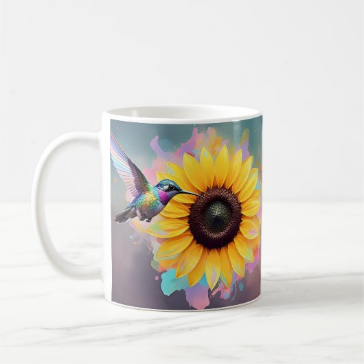 " SUNFLOWER SERENADE " KAFFEETASSE (Links)