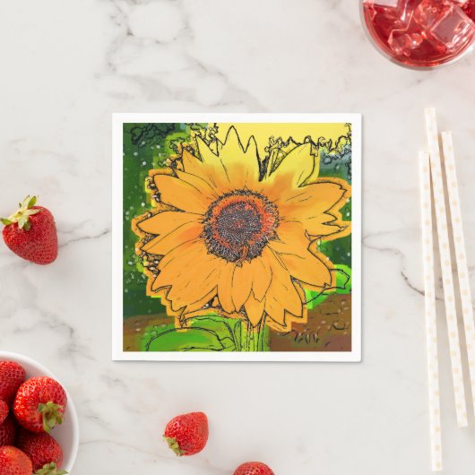 SUNFLOWER SERVIETTE (Beispiel)