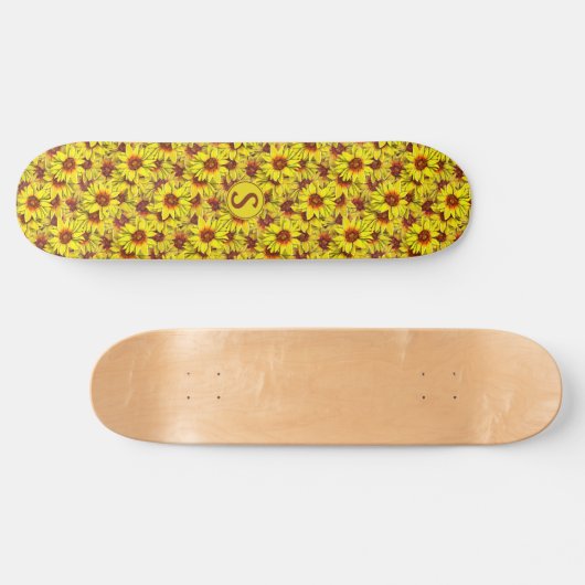 Sunflower Skateboard (Horizontal)