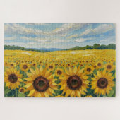 Sunflower sky puzzle (Horizontal)