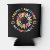 Sunflower SLP Speech Language Pathologist-Geschenk Dosenkühler (Vorderseite)