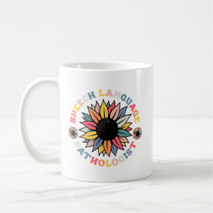 Sunflower SLP Speech Language Pathologist-Geschenk Kaffeetasse