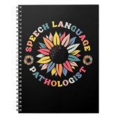 Sunflower SLP Speech Language Pathologist-Geschenk Notizblock (Vorderseite)