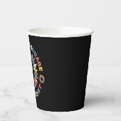 Sunflower SLP Speech Language Pathologist-Geschenk Pappbecher (Links)