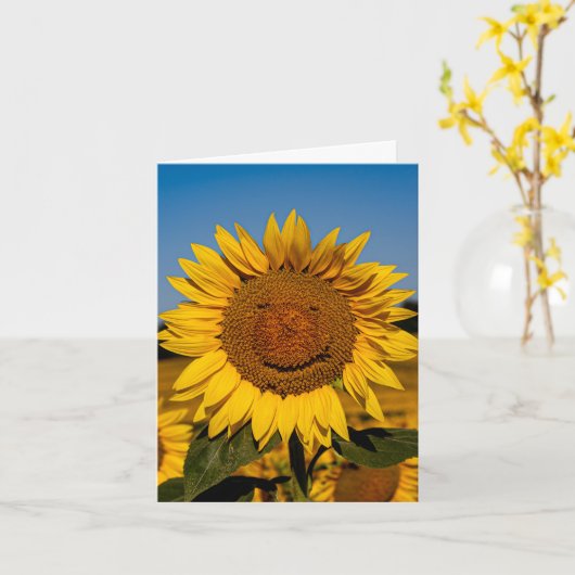 Sunflower Smile Karte (Gelbe Blume)