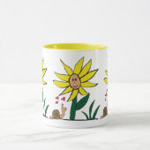"Sunflower Snail Little Friends" Mug Tasse (Zentrum)
