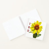 Sunflower Spiral Notebook Notizblock (Innenseite)