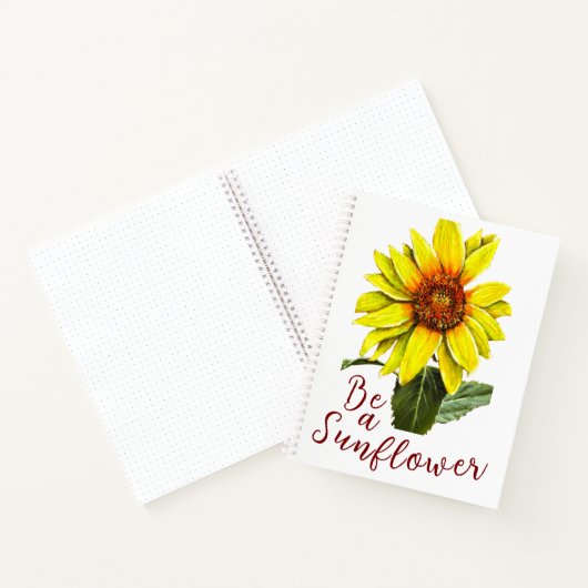 Sunflower Spiral Notebook Notizblock (Innenseite)