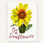 Sunflower Spiral Notebook Notizblock (Vorderseite)