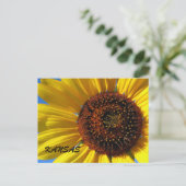 SUNFLOWER-STAAT POSTKARTE (Stehend Vorderseite)