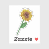 Sunflower sticker (Blatt)