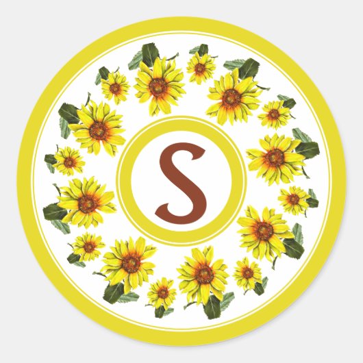Sunflower Sticker (Vorderseite)