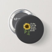 Sunflower Suicide Awareness  Button (Vorne & Hinten)