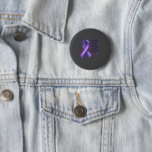 Sunflower Suicide Awareness Button (Beispiel)