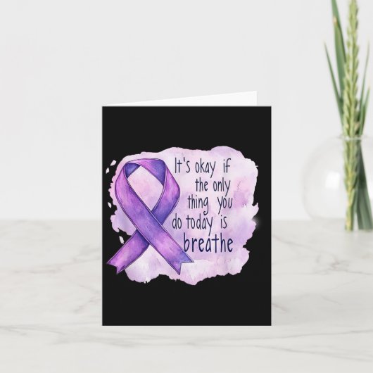 Sunflower Suicide Awareness  Karte (Vorderseite)