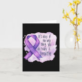 Sunflower Suicide Awareness  Karte (Gelbe Blume)