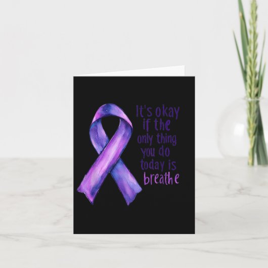 Sunflower Suicide Awareness  Karte (Vorderseite)