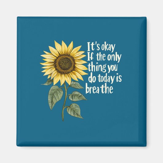 Sunflower Suicide Awareness Magnet (Vorne)