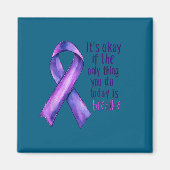 Sunflower Suicide Awareness  Magnet (Vorne)