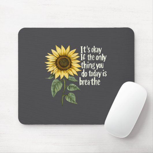 Sunflower Suicide Awareness  Mousepad (Mit Mouse)