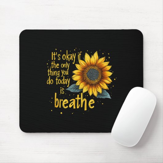 Sunflower Suicide Awareness Mousepad (Mit Mouse)
