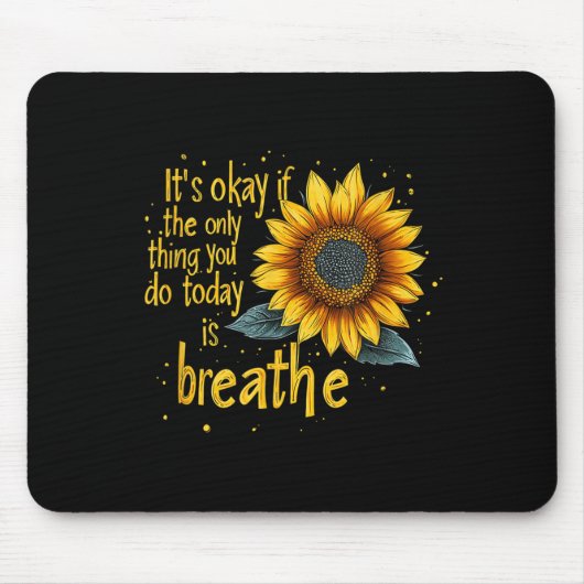 Sunflower Suicide Awareness Mousepad (Vorne)