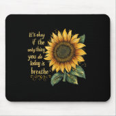 Sunflower Suicide Awareness Mousepad (Vorne)
