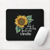 Sunflower Suicide Awareness Mousepad (Mit Mouse)