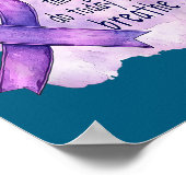 Sunflower Suicide Awareness  Poster (Ecke)