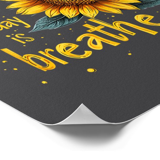 Sunflower Suicide Awareness  Poster (Ecke)