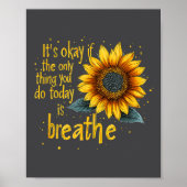 Sunflower Suicide Awareness  Poster (Vorne)