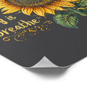 Sunflower Suicide Awareness  Poster (Ecke)