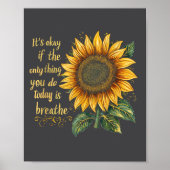 Sunflower Suicide Awareness  Poster (Vorne)