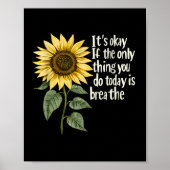 Sunflower Suicide Awareness  Poster (Vorne)