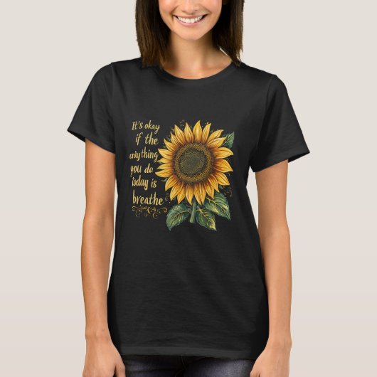 Sunflower Suicide Awareness T-Shirt (Vorderseite)